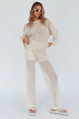 Mahina Long Net Pants Sand