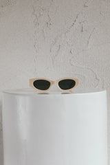 Regina Cat-eye Acetate Sunglasses Cream