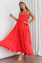 Bora Bora Tied Back Maxi Dress Watermelon
