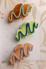 Cloudy Hair Clip Orange