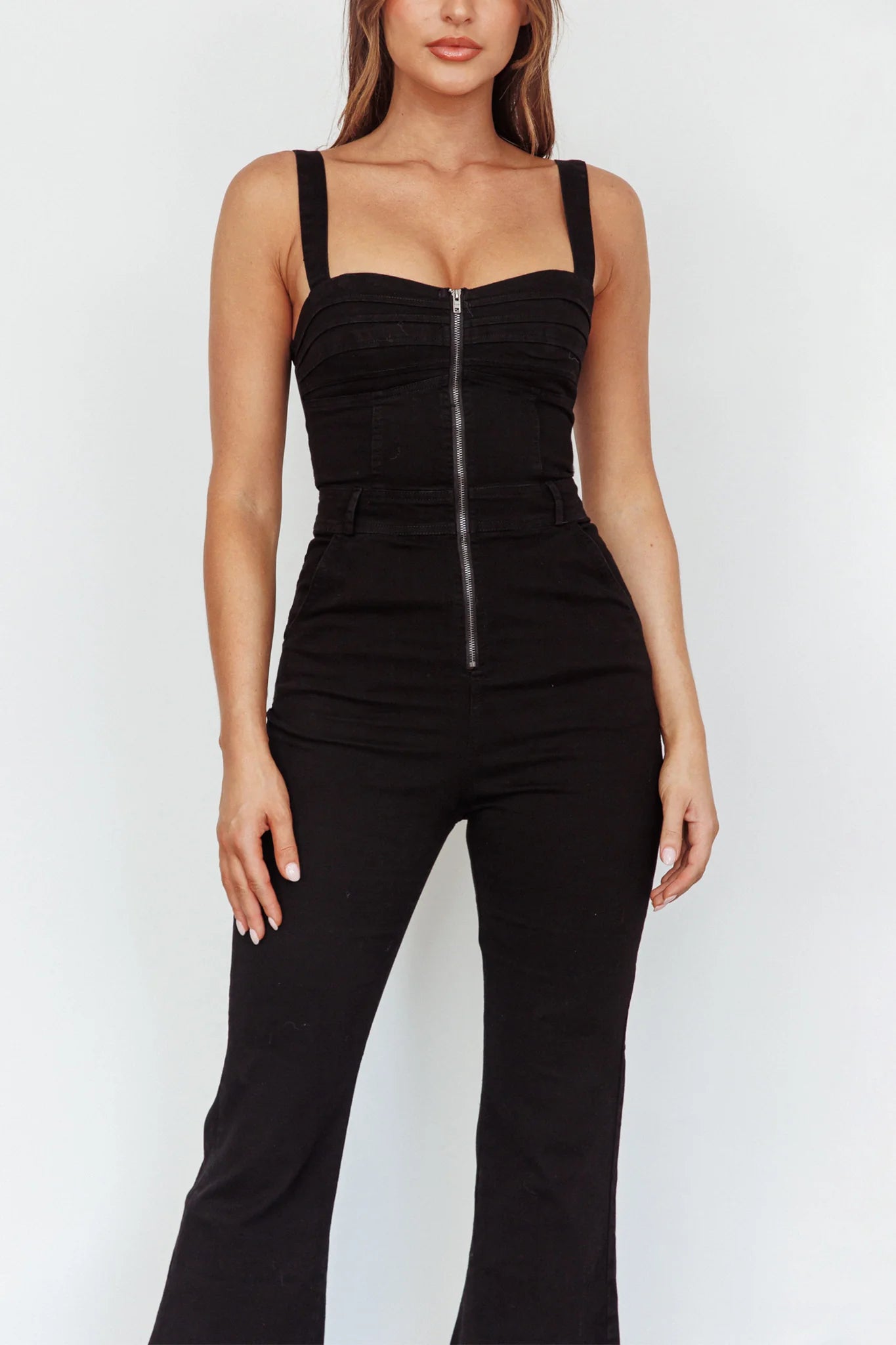 Emilio Flared Jumpsuit Black