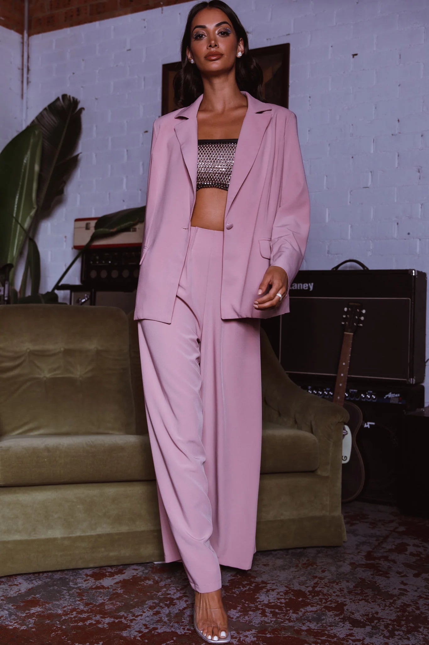 Vous Etes Belle Blazer Blush